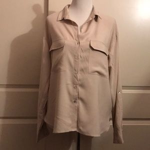 Silky dressy shirt forever 21